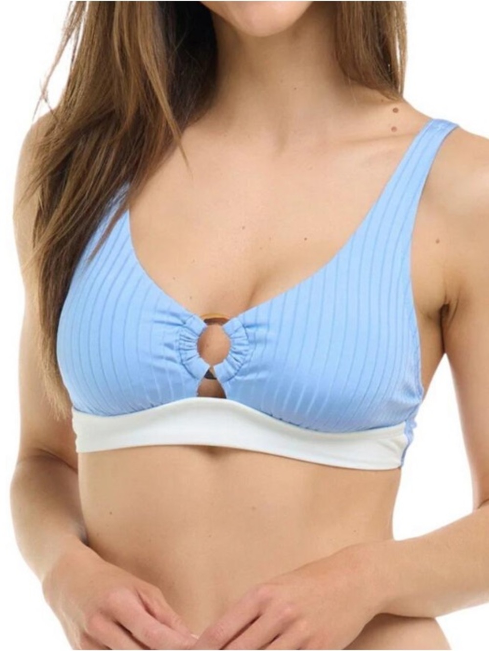 Skye Swimwear | Carolyn Bikini Top in Clarity Vapor